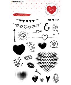 StudioLight – Clear Stamp – Filled with love nr.508