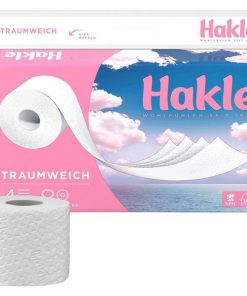 Hakle Toilettenpapier TRAUMWEICH, 4-lagig, 8 Rollen