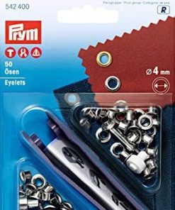 Prym 4mm Ösen (inkl. Werkzeug) – silber (542 400)