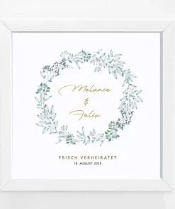 Personalisierbares Bildgeschenk im 3D-Rahmen „Romantic“