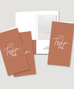 Freudentränen Taschentücher Hüllen “Burnt Orange”