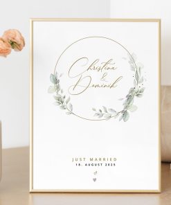 Hochzeitsposter “Eukalyptus”