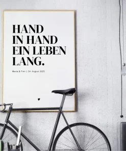 Hand in Hand Poster Bild “Pur”