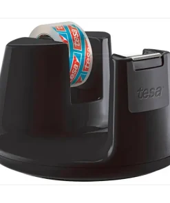 tesa Tischabroller Compact, für Klebeband 19mm x 33m, schwarz