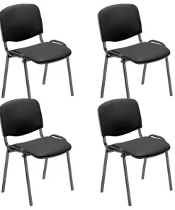 4 Nowy Styl Besucherstühle „ISO“ Kunstleder, versch. Farben