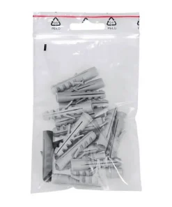 100 Druckverschlussbeutel mit Euroloch, 50 µm, versch. Größen