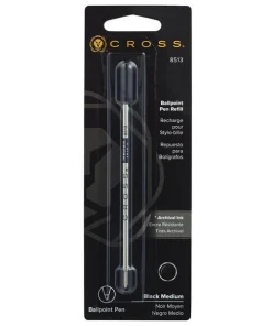 Cross 8513 schwarz mittel, Kugelschreiberminen M