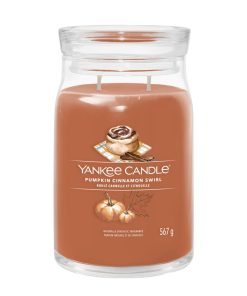 Yankee Candle Signature Large Jar Kürbis Cinnamon Swirl