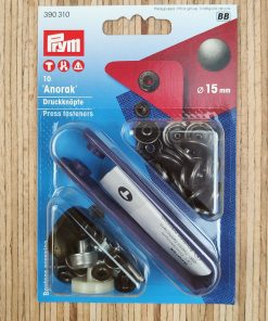 10 Prym Druckknöpfe Anorak (Ø 15mm) – alteisen (390 310)