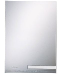 10 LEITZ 4053 Sichthüllen mit Dehnfalte aus PVC, A4, 0,20 mm, transparent genarbt