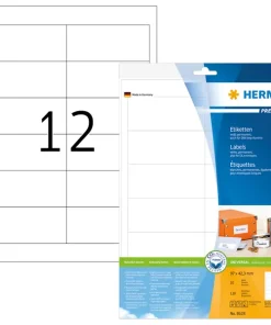 120 HERMA 8628 Etiketten weiß 97,0 x 42,3 mm