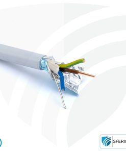 (N)HXMH(St)-J 3x 2,5 mm² geschirmtes Verlegekabel | halogenfrei | weichmacherfrei | Elektrokabel zur Abschirmung elektrischer Wechselfelder NF | 41-4347