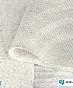 WHITE-JERSEY Abschirmstoff | ideal zur Herstellung von Bekleidung, Schlafhülle, usw. | HF Schirmdämpfung gegen Elektrosmog bis zu 40 dB | mobiler Schutz gegen Handystrahlung | 5G ready!